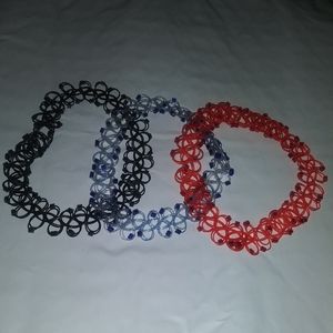 Tattoo choker 3 pack bundle